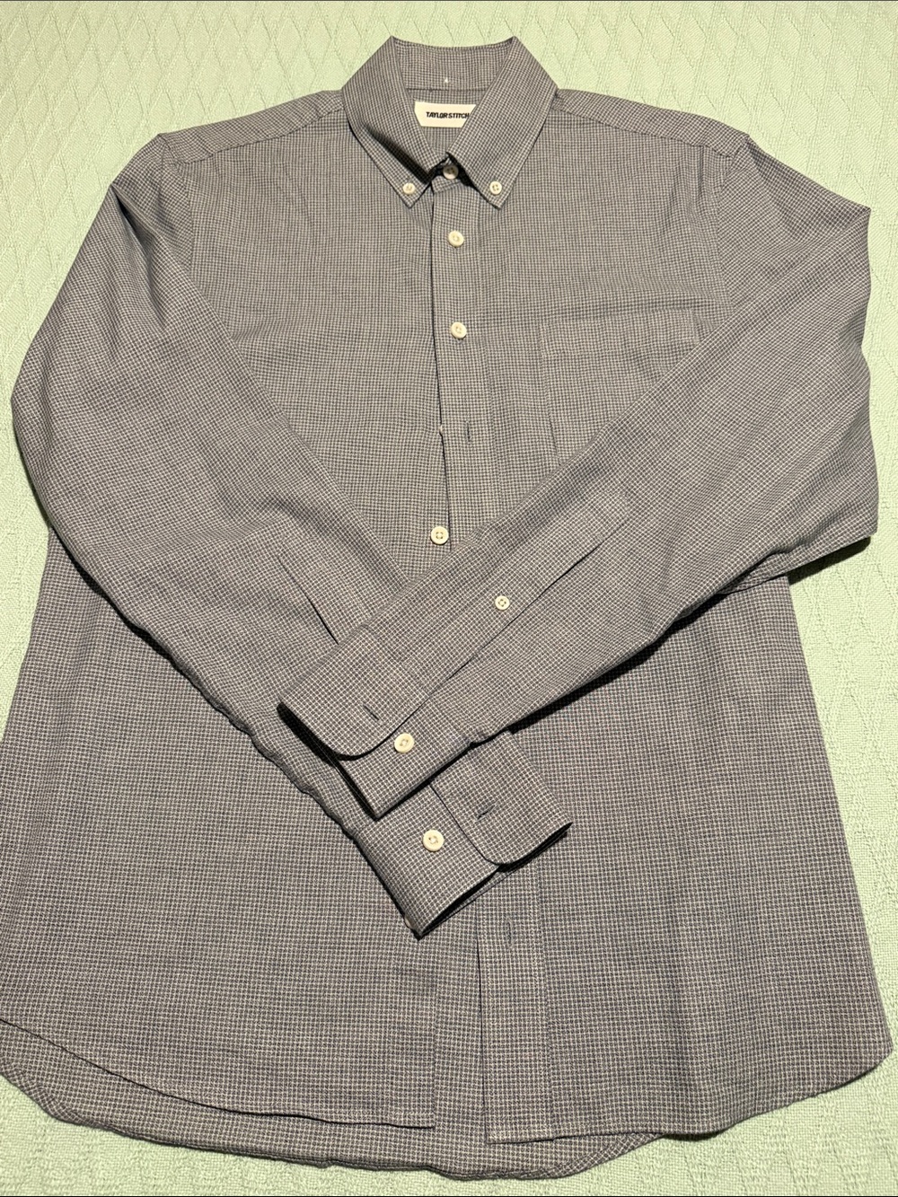 Taylor Stitch Men's the Jack Button-Down Shirt in Gray Microcheck